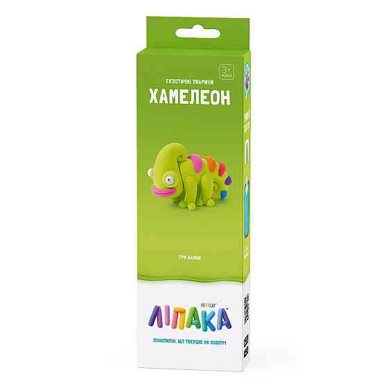 Набір пластиліну, що самостійно твердіє, Ліпака - Хамелеон Дніпро