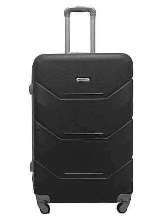 Валіза пластикова MILANO BAG 147 велика 75 см чорна Київ