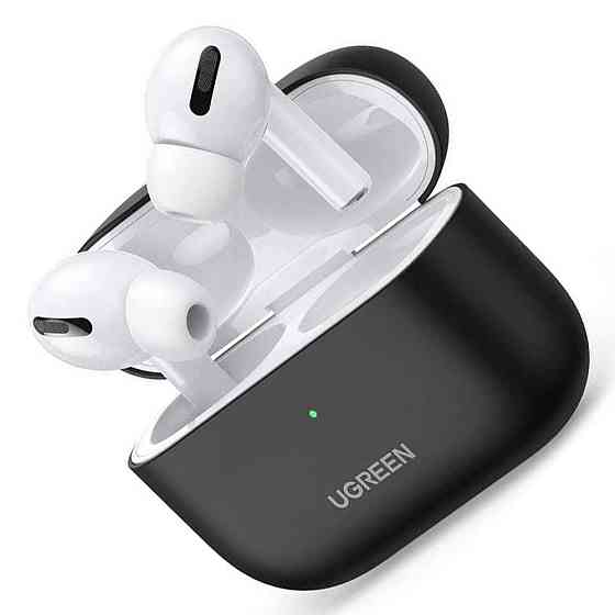 Чехол для навушників Ugreen Silica Gel Case Protector for Apple Airpods Pro 80513 (Чорний) Николаев