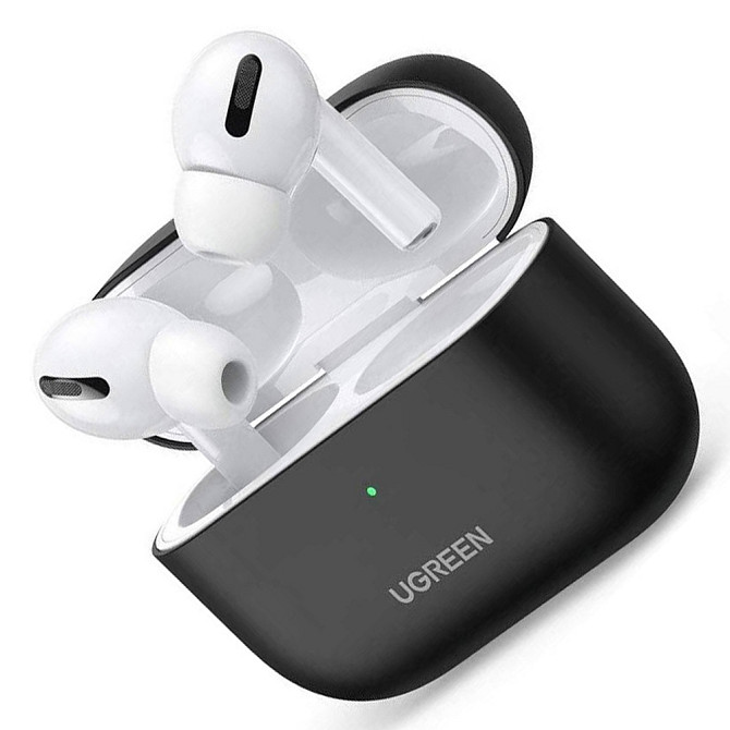 Чехол для навушників Ugreen Silica Gel Case Protector for Apple Airpods Pro 80513 (Чорний) Николаев - изображение 1