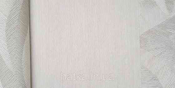 Обои винил на флизелине Grandeco Time метровые однотонные тонкая полоска молочные золотистые Киев