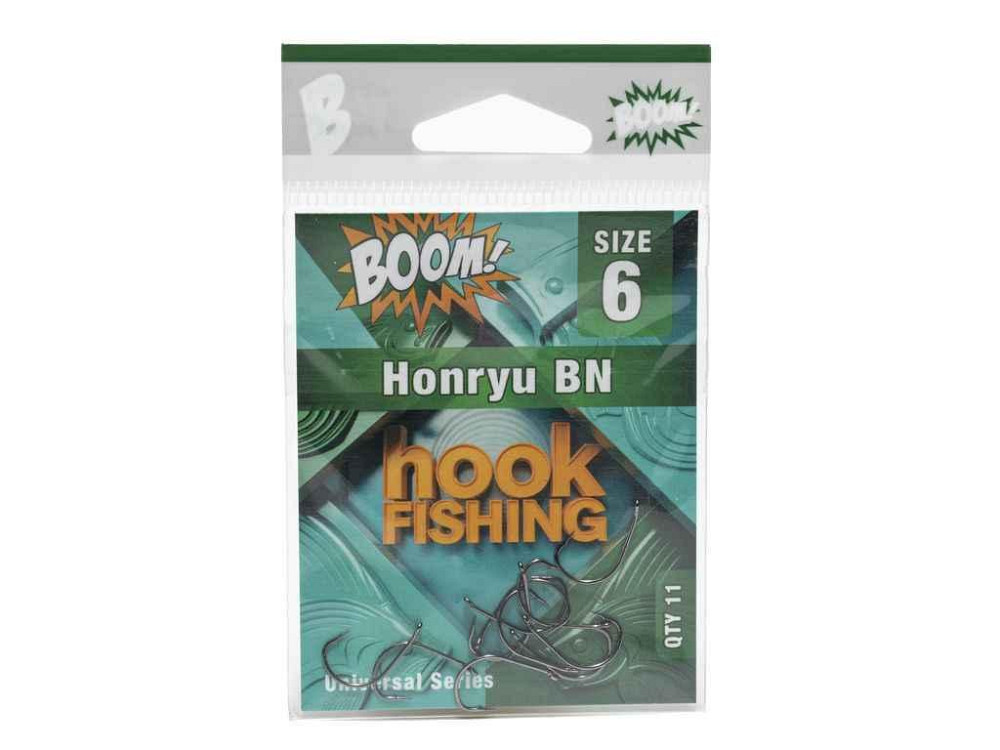 Крючок для мирной рыбы Honryu BN No6 (11 шт/уп) (BN) ТМ BOOM Киев - изображение 1