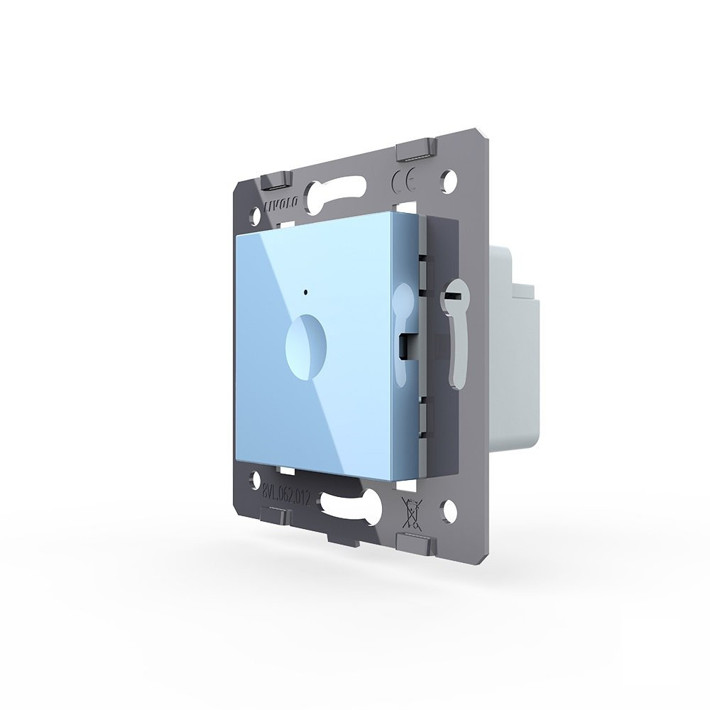Сенсорний вимикач LIVOLO Sense, блакитний, прохідний / перехресний, 5А 230В, без нейтралі, модуль без рамки (782000319) Коломыя - изображение 8