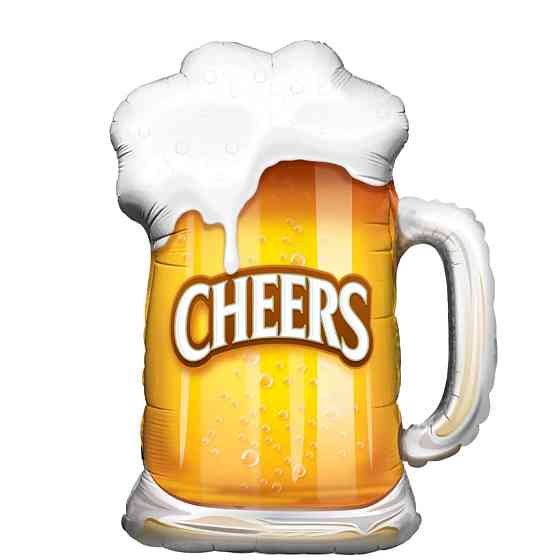 Фигура фольгированная пиво в кухлі 65*54см Киев