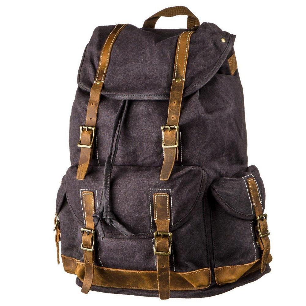 Похідний рюкзак canvas Vintage 20110 Сірий Київ - фото 1