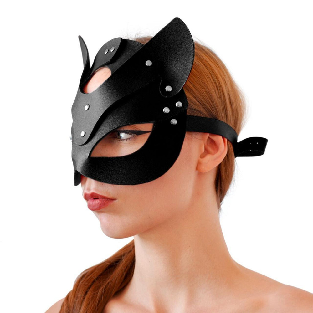 Маска Кішечки Art of Sex - Cat Mask, Чорний Sex Aura Київ - фото 3