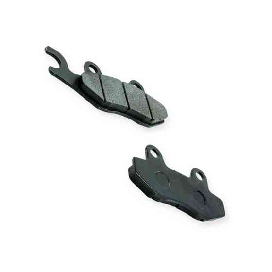 Колодки тормозные скутер 4 т китай -150 ухо влево (черные) дисковые Мукачево