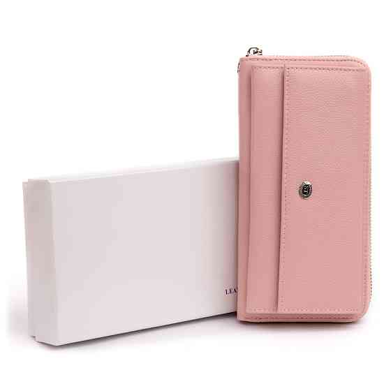 Кошелек пастельный женский ST Leather 19297 Розовый Киев