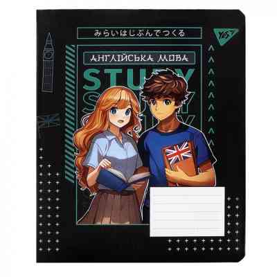 Зошит Yes предметний АНГЛІЙСЬКА МОВА Anime 48 аркушів, лінія (767474) Вінниця