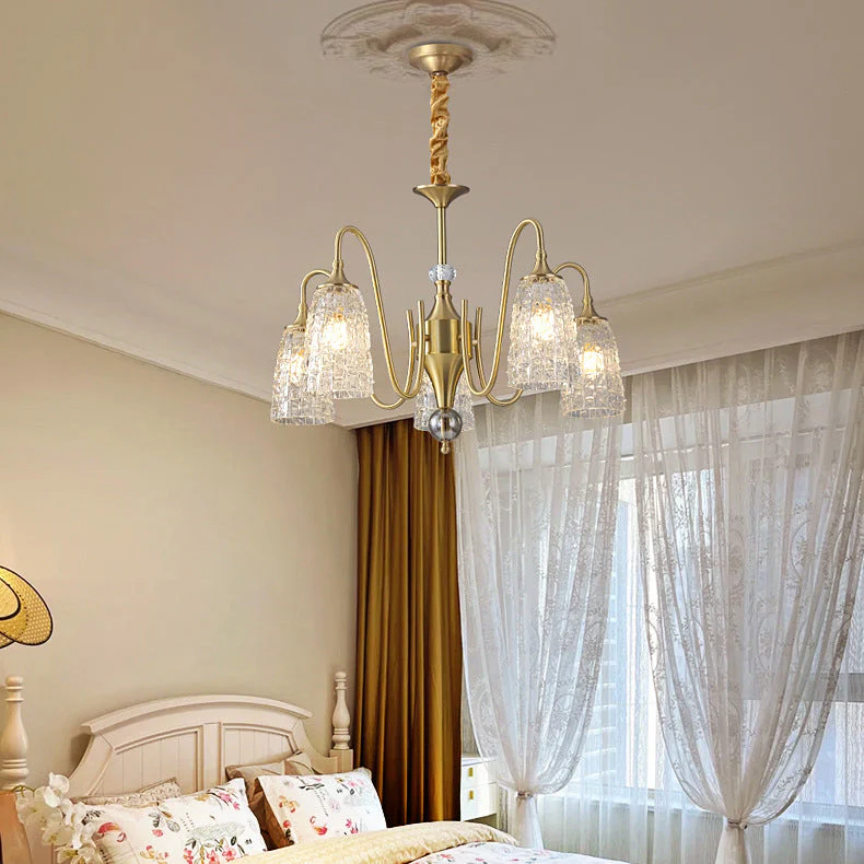 Світлодіодна люстра Orbita 5030 (Золота) на 6 плафонів Київ - фото 6