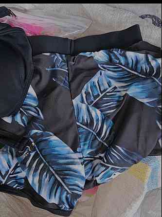 Купальник жіночий роздільний трійка Синій L Харків