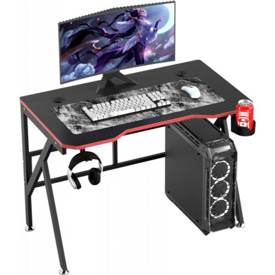 Компьютерный стол GT Racer T-1218 Black (T-1218 (120x60x73) Black) Винница - изображение 1