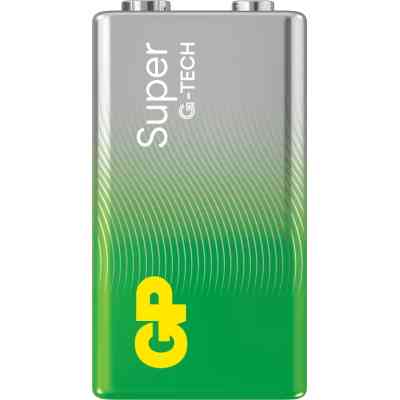 Батарейка Gp Крона Super Alcaline 6LF22 9V * 1 ПВХ пленка (1604A-5UE1 / 4891199216282) Винница