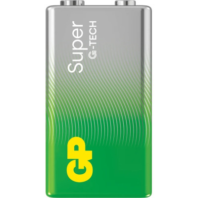 Батарейка Gp Крона Super Alcaline 6LF22 9V * 1 ПВХ плівка (1604A-5UE1 / 4891199216282) Вінниця - фото 1