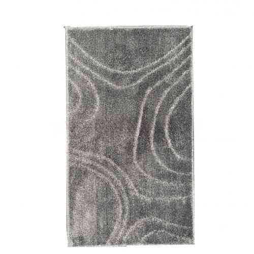 Набір килимків для ванної кімнати 2шт 57*100см+57*50см U-виріз Абстракція Joy сірий тафтинг Дариана Житомир