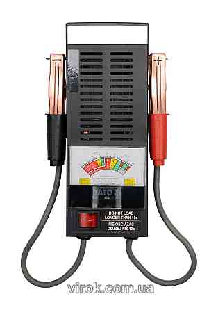 Тестер напруги акумуляторів аналоговий YATO, 6/12V [10] Одесса