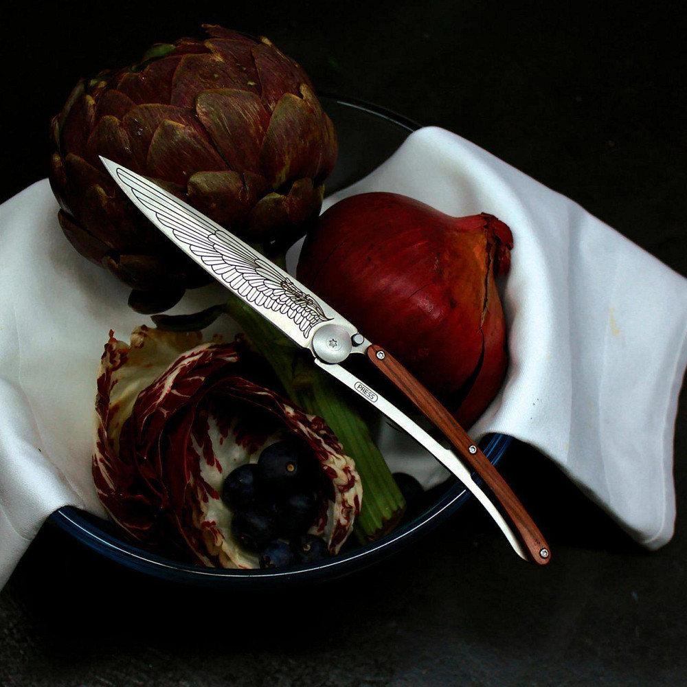 Універсальний Складаний Ніж з лазерним гравіюванням крила Deejo "37 грам" (1CB000016) Нержавіюча сталь Нововолинськ - фото 9