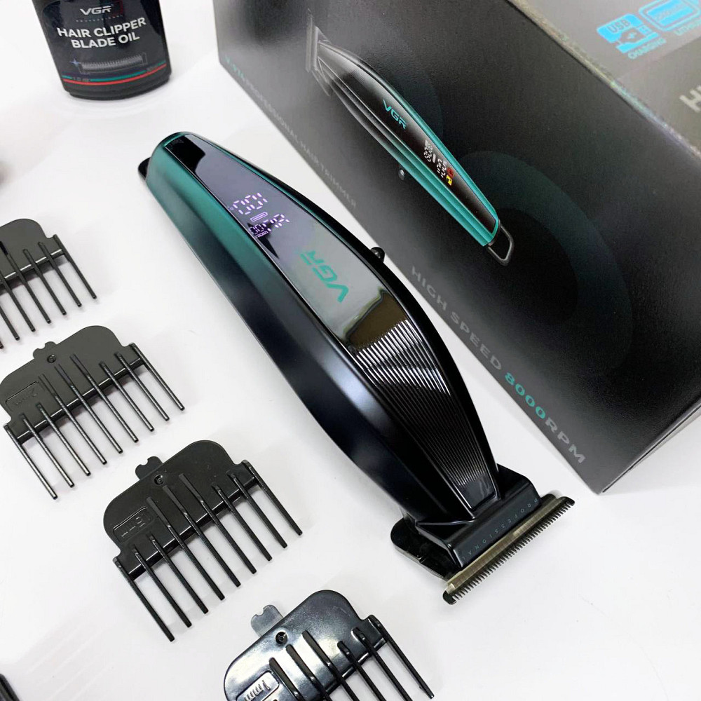 Надійна машинка для стрижки VGR, Домашні машинки для стрижки Чоловічий тример окантовки ER-41 Івано-Франківськ - фото 9