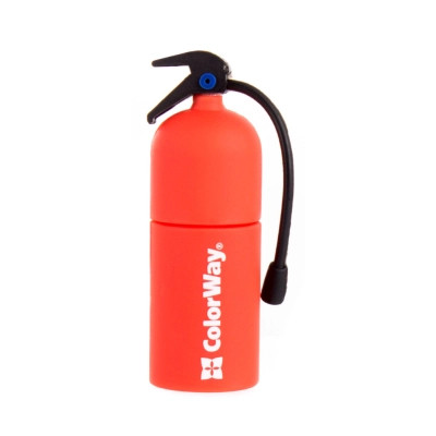 USB флеш накопитель ColorWay Fire 64 GB USB 3.0 Red (CW-USBFE64) Винница - изображение 1