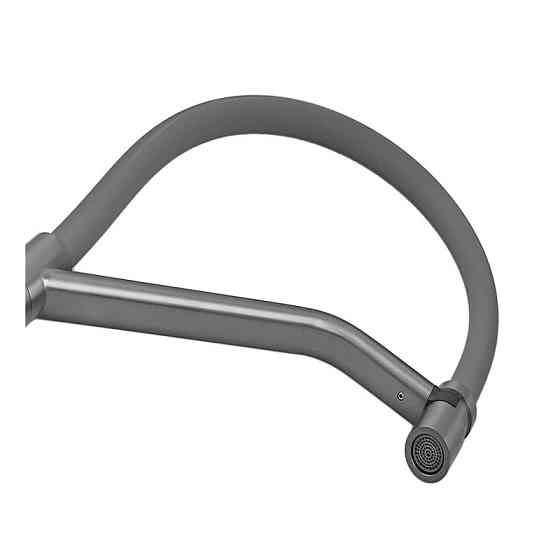 Змішувач для кухні MIXXUS PREMIUM GRAVITY 017 (NUT) GRAPHITE REFL.GRAY (Колір графіт та силіконовий вилив сірий) (MI8409) ( 14596 Харьков