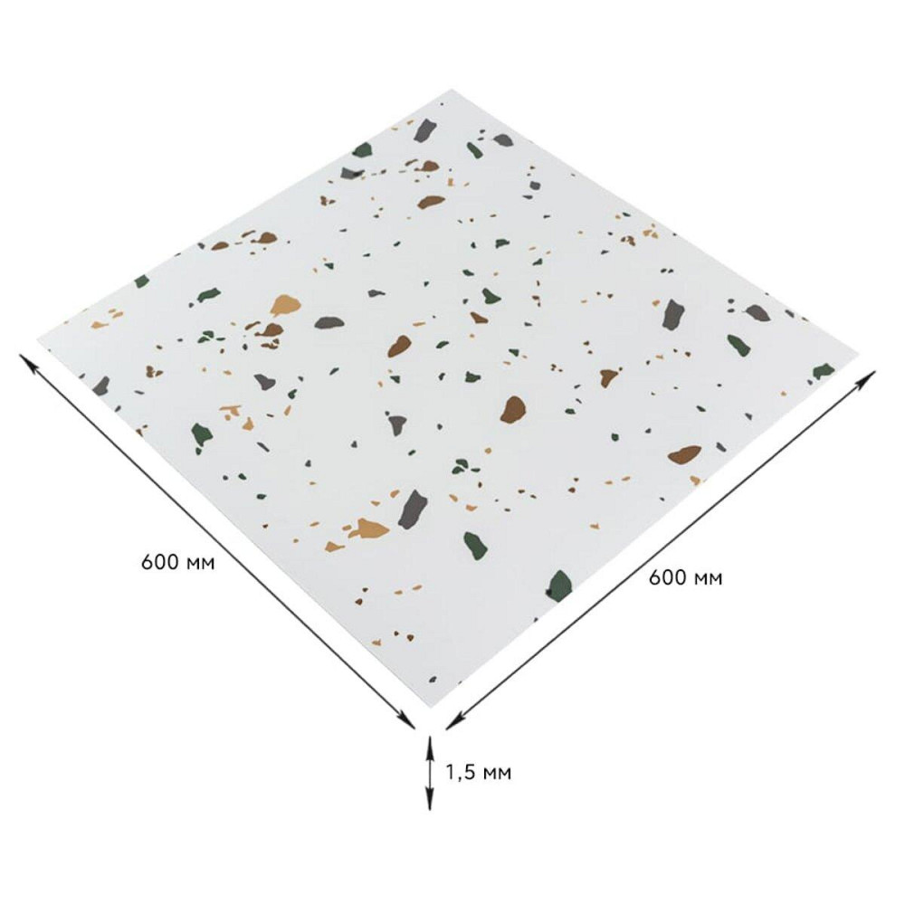 Самоклеящаяся LVT плитка 600х600х1.5мм (D) SW-00001592 Киев - изображение 2