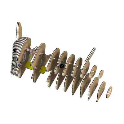 Пазл Eugy 3D Зоопарк: Кенгуру (XEG-015) Винница