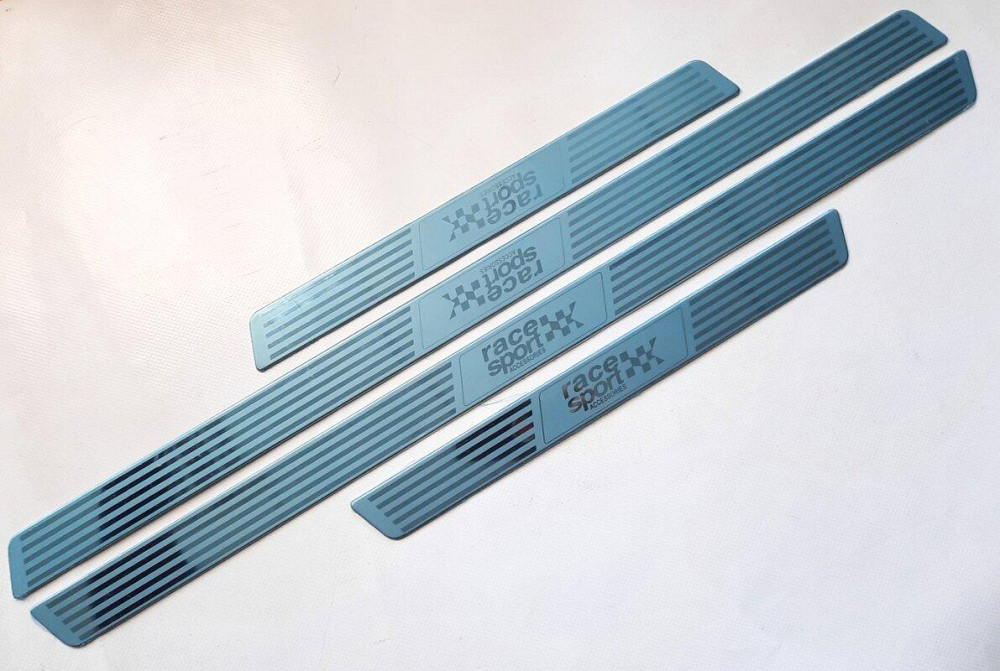 Накладки на пороги W-59 нержавіюча сталь RaceSport Вінниця - фото 1