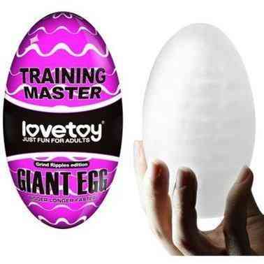 Мастурбатор LoveToy Traning Master Giant Egg Masturbator Purple без вибрации Sex Aura Киев