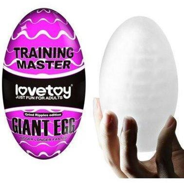 Мастурбатор LoveToy Traning Master Giant Egg Masturbator Purple без вибрации Sex Aura Киев - изображение 1