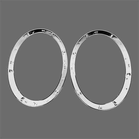 Окантовка фари 51137300631/51137300632 Хром Ліва і Права для Mini Cooper 2014-2019 ободок накладка протитуманної фари Київ