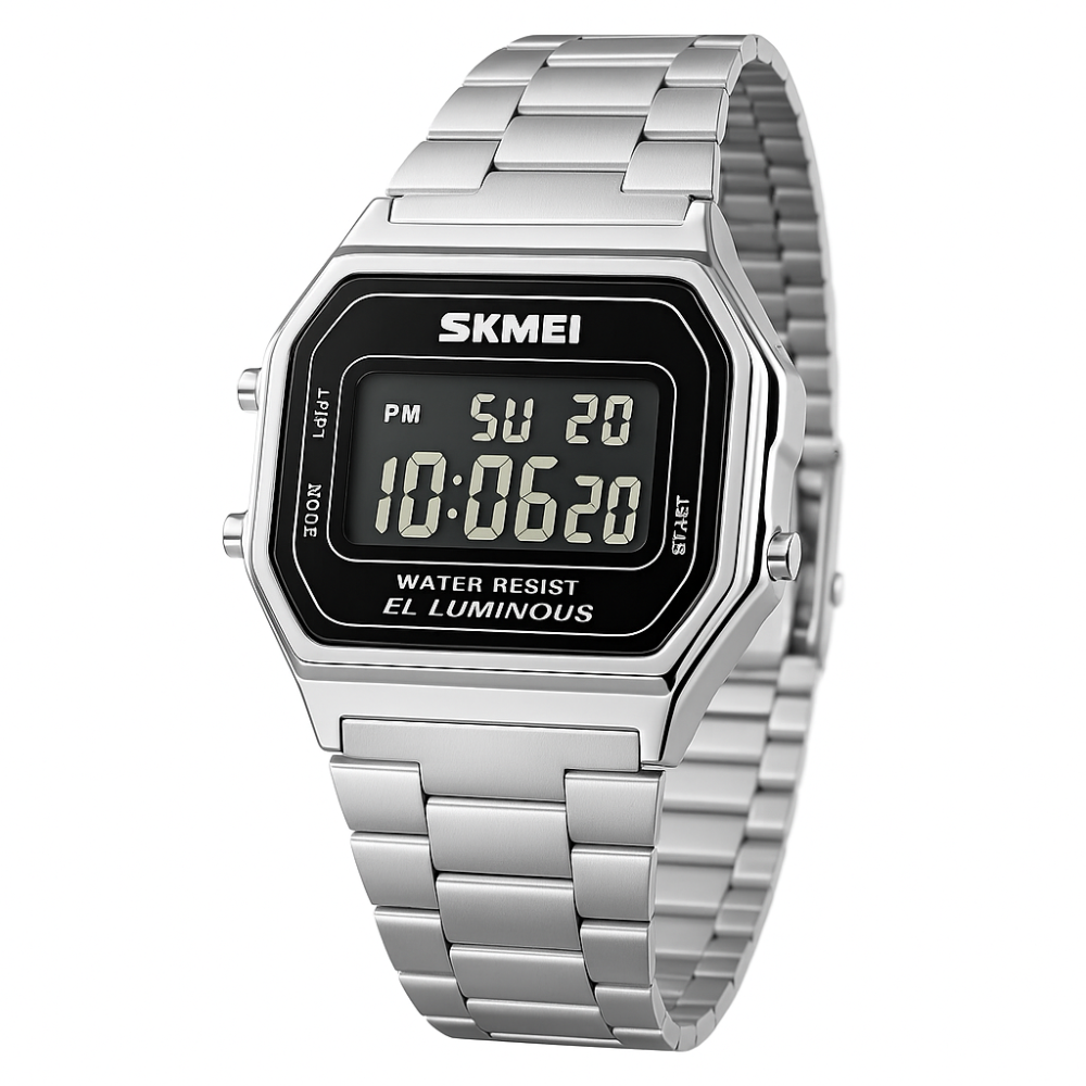 Часы Ретро мужские SKMEI 1647SI, Часы квадратные Ретро Классик часы скмей AP-98 Львов - изображение 18