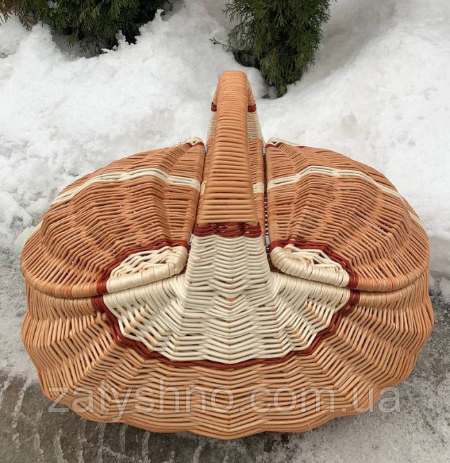 Кошик плетений пікнік Київ - фото 3