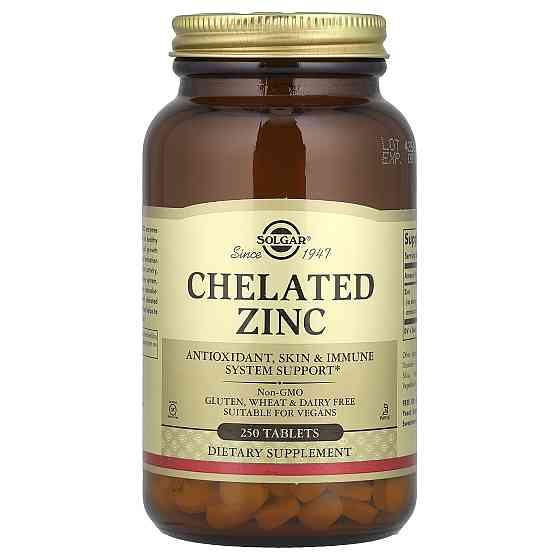 Хелат цинку (Chelated Zinc) 22 мг 250 таблеток Київ