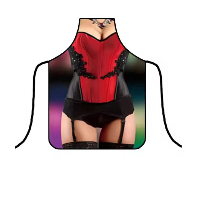 Фартук женский с приколом 80 на 60 см разноцветный Киев - изображение 2