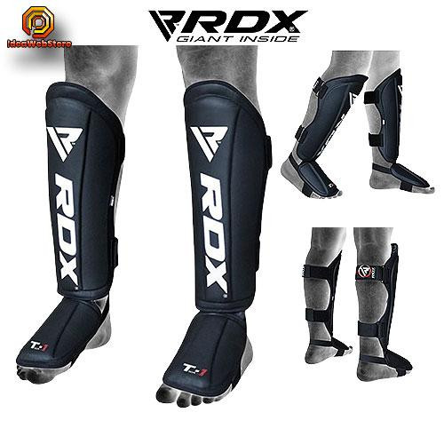 Защита голени и стопы RDX Molded S для единоборств черные размер М для занятий ММА боевым самбо кикбоксингом Накладки на ноги Киев - изображение 6