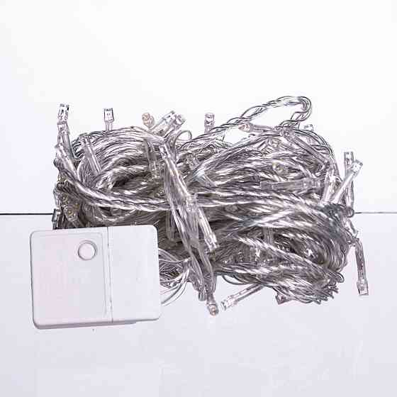 Новорічна гірлянда кімнатна нитка 14 м 160 LED кімнатна гірлянда білий провід Жовте світло W160LED16MWY Коломыя