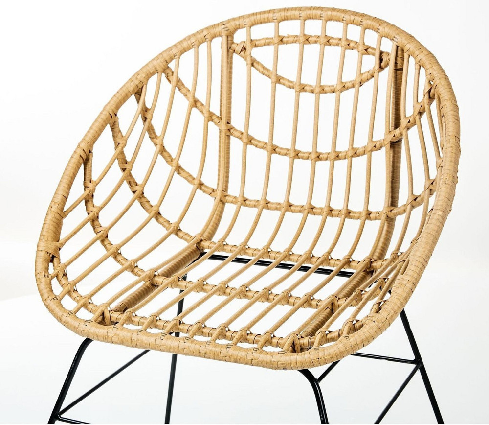 Садове крісло Palm Ротанг Латте Київ - фото 4