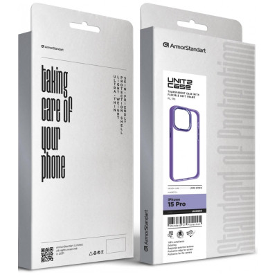 Чехол для мобильного телефона Armorstandart UNIT2 Apple iPhone 15 Pro Lavander (ARM69984) Винница - изображение 5