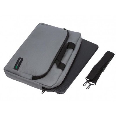 Сумка для ноутбука Grand-X 15.6&apos;&apos; SB-129 Grey Ripstop Nylon (SB-129G) Вінниця - фото 3