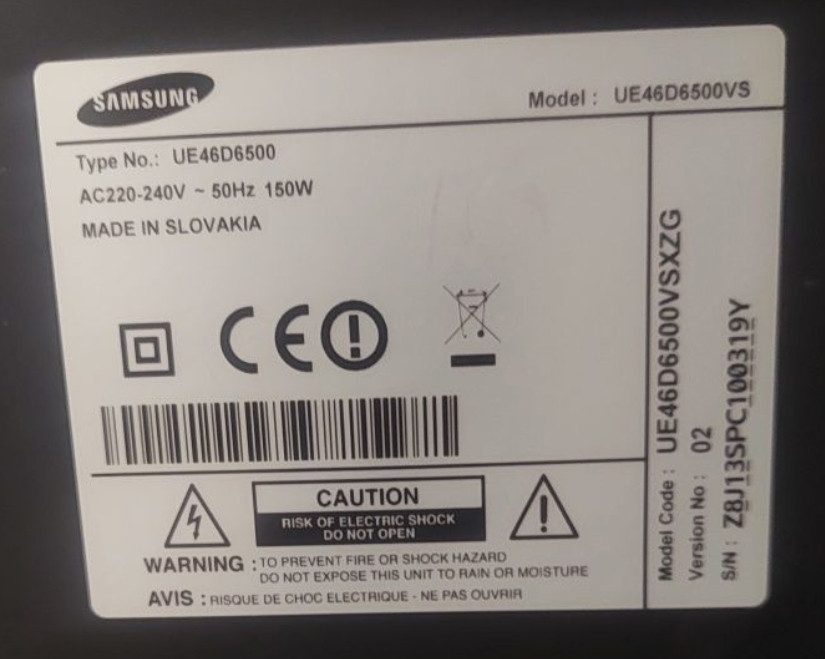 Телевізор Samsung 46" Smart. Київ - фото 1