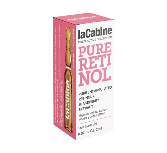 Висококонцентрована ампула з ретинолом для покращення текстури шкіри обличчя PURE RETINOL LaCabine, 2 мл Дніпро