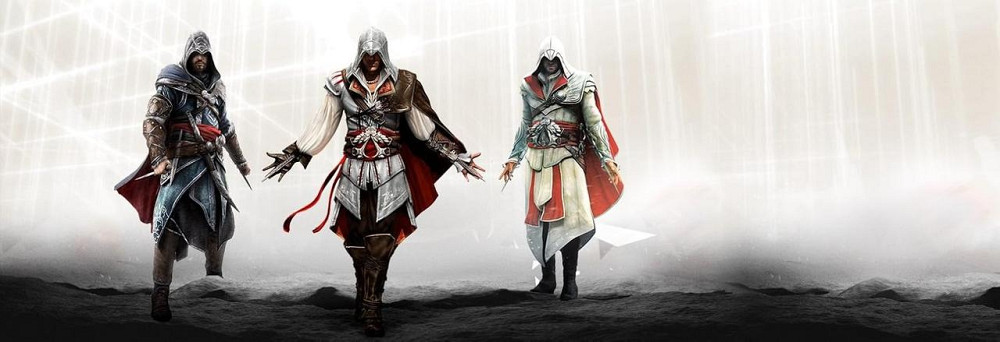 Гра Assassin's Creed The Ezio Collection синій PS4 Італійська видання PEGI 18 Київ - фото 3