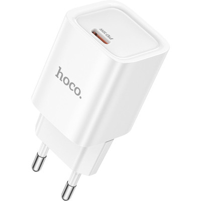Зарядное устройство HOCO C148A Charm USB-C PD30W White (6942007630306) Винница - изображение 1