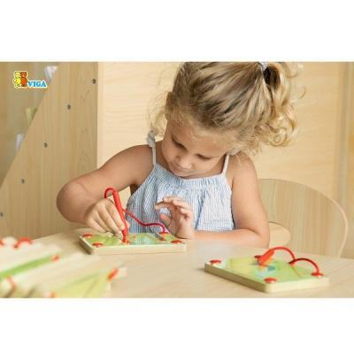 Развивающая игрушка Viga Toys Набор для написания магнитных букв Строчные (50338) Винница - изображение 2