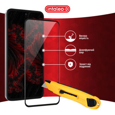 Стекло защитное Intaleo Full Glue Samsung M35 Black (1283126593864) Винница - изображение 5