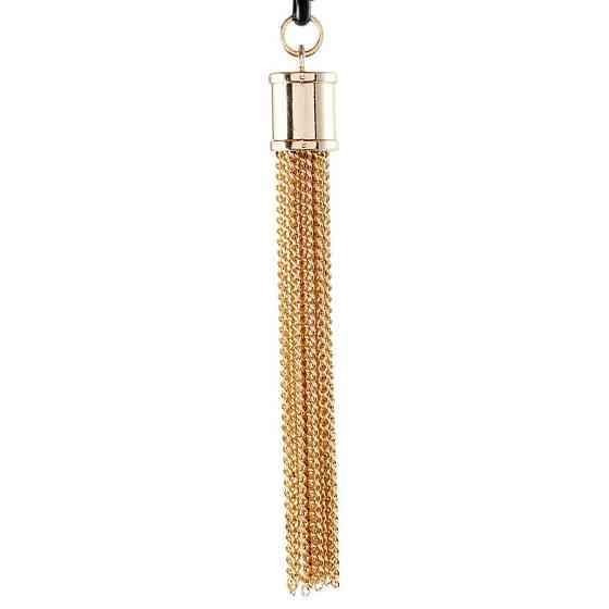Зажимы для сосков Guilty Pleasure Tassel Tease Clamps, черно-золотые Sex Aura Киев