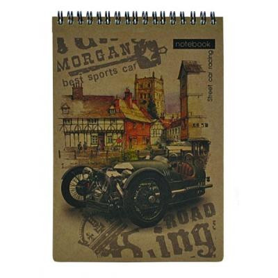 Блокнот Buromax spiral top, А5, 80sheets, KRAFT, white, perforation,assorted (BM.2473) Винница - изображение 4