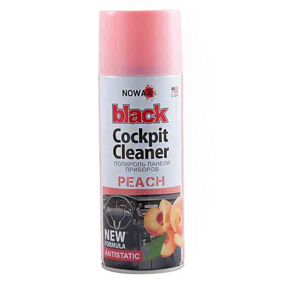 Поліроль для панелі приладів Nowax Cockpit Cleaner Spray Персик, 450мл Львів