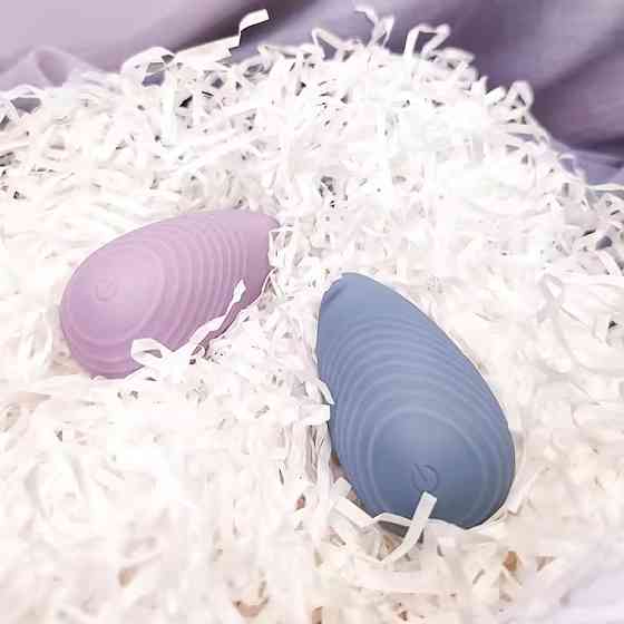 Вибратор для клитора с рельефом Sweet Em Velvet Lure, синий Sex Aura Киев