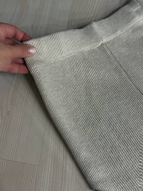 Лосины женские A-N 6126-6161 теплые в рубчик на меху ангоры, бежевый, one size Киев - изображение 9